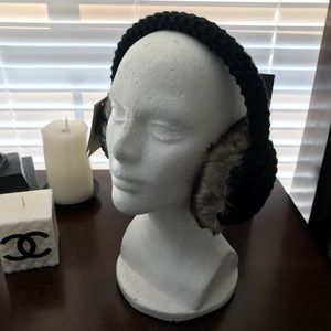 New Black Headphones Earmuffs